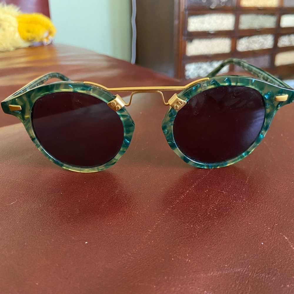 Krewe St. Louis Green Sunglasses